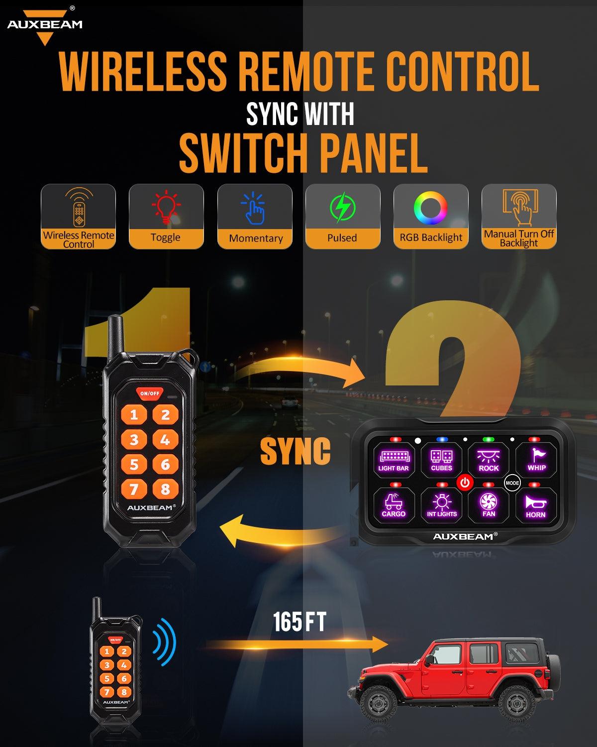 RC-800 RGB Switch Panel with Remote Controller (One-Sided Outlet)
