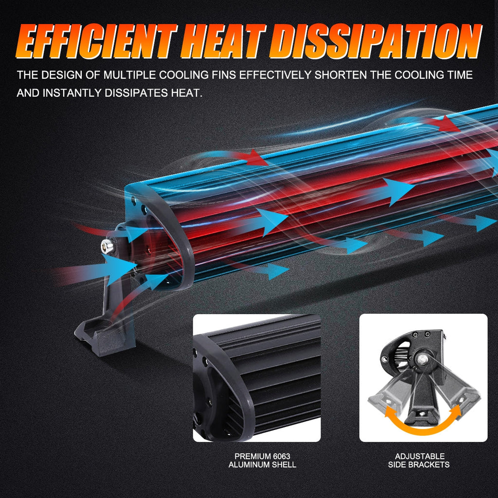 50 INCH STRAIGHT/CURVED COMBO BEAM DOUBLE ROW LED LIGHT BAR