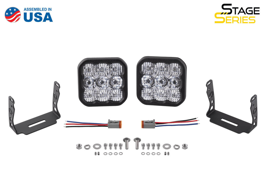 Diode Dynamics SS5 LED POD SPORT WHITE SPOT (PAIR)