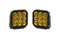 Diode Dynamics SS5 LED POD SPORT YELLOW SPOT (PAIR)