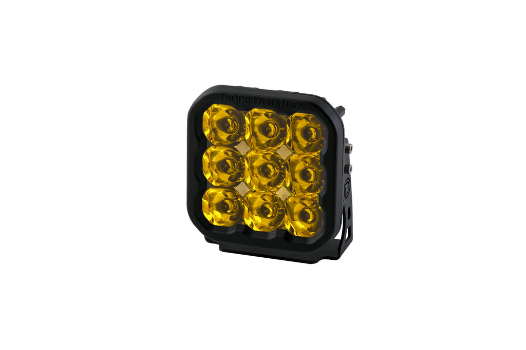 SS5 LED POD SPORT YELLOW SPOT (SINGLE)