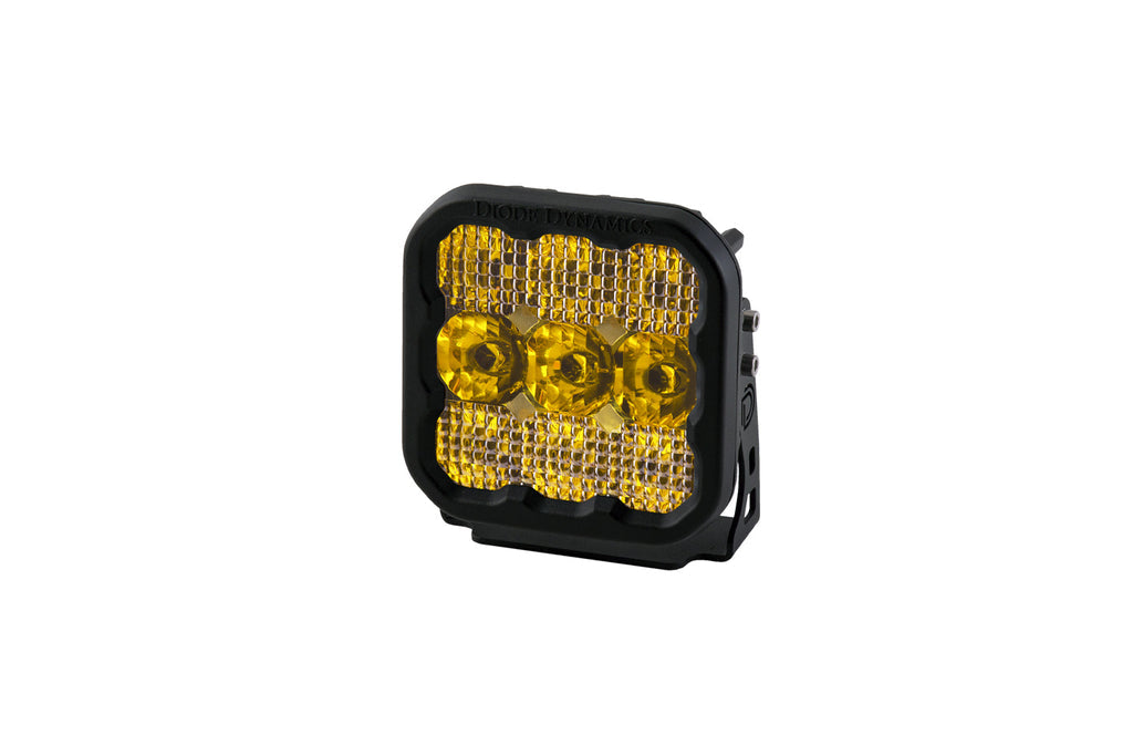 Diode Dynamics SS5 LED POD SPORT YELLOW COMBO (SINGLE)