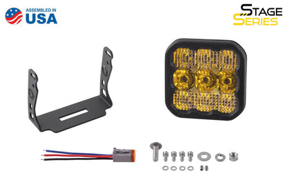 Diode Dynamics SS5 LED POD SPORT YELLOW FLOOD (SINGLE)