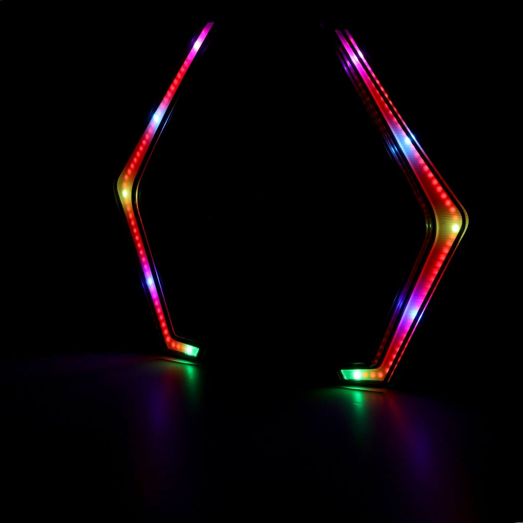 (2PCS/SET) RGB LED TURN SIGNAL LIGHT CHASING COLOR WITH BLUETOOTH APP & REMOTE CONTROL FOR 2019 2020 2021 2022 POLARIS RZR XP 1000 TURBO #2884053