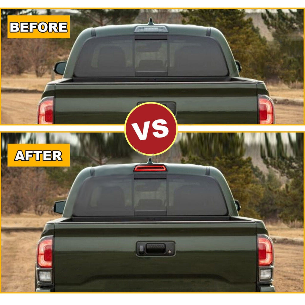 F1 STYLE LED 3RD THIRD TAIL BRAKE LIGHTS FOR 2016-2023 TOYOTA TACOMA