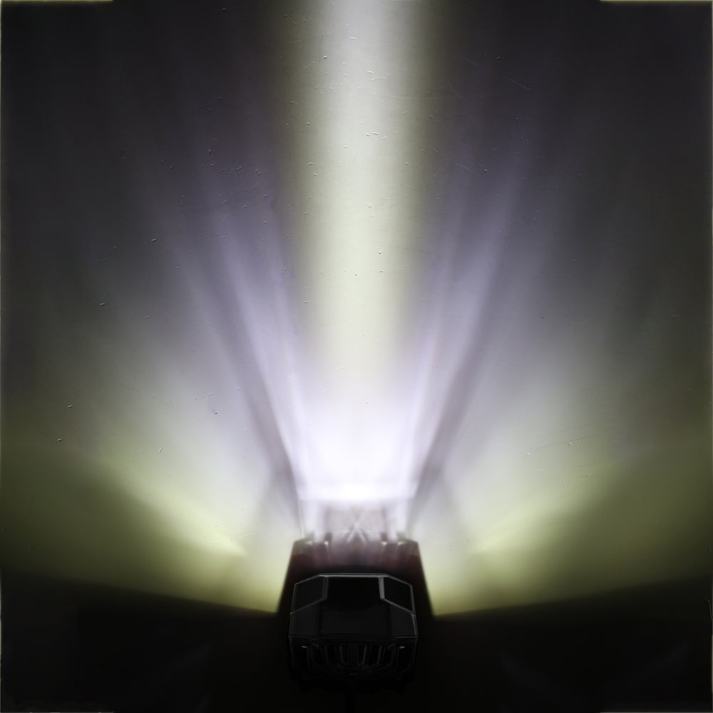 V-MAX SERIES | 4 INCH 92W 8960LM COMBO BEAM SIDE SHOOTER LED SQUARE POD LIGHTS WITH AMBER DRL