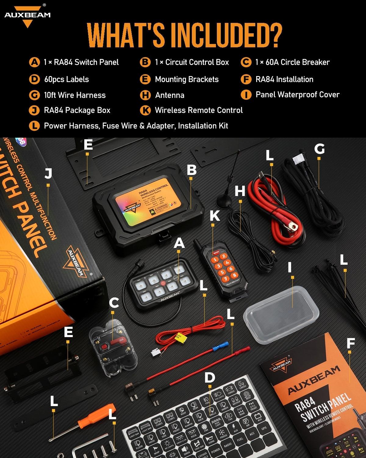 RC-800 RGB Switch Panel with Remote Controller (One-Sided Outlet)