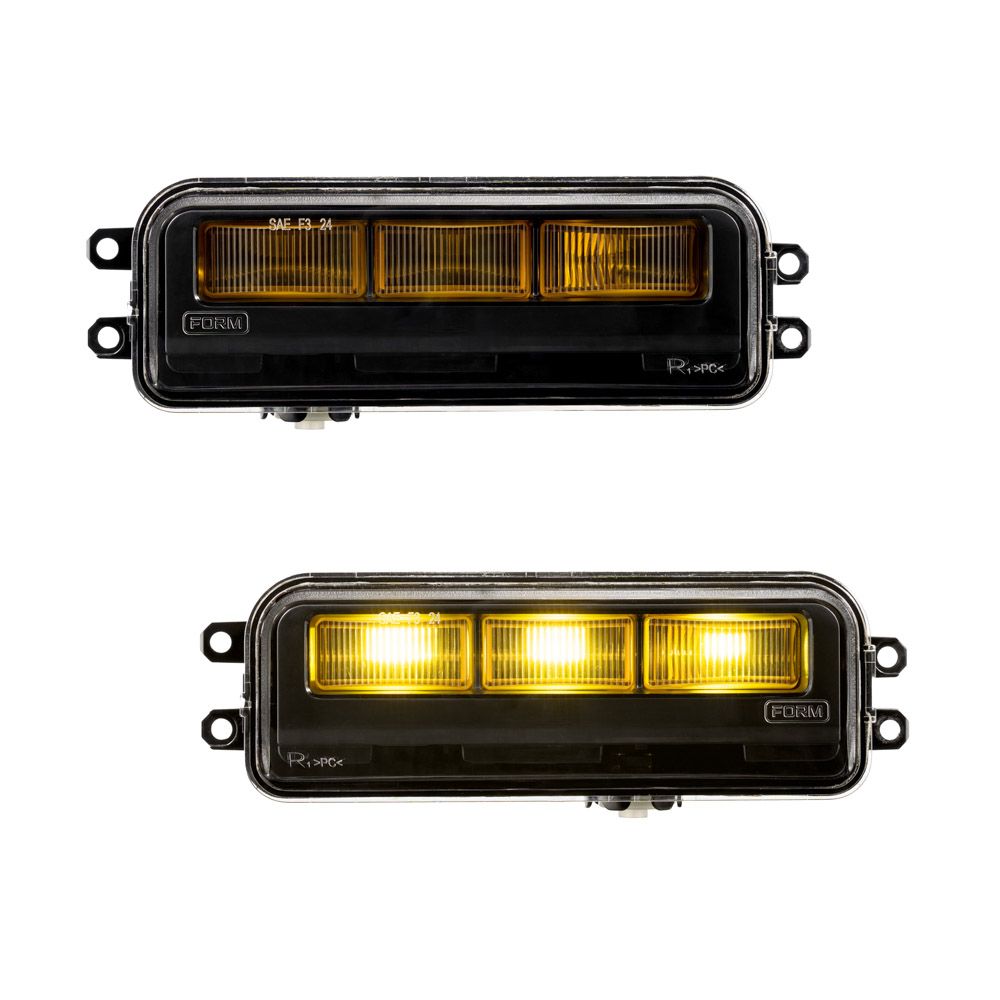 Form Lighting Type T3 LED Fog Lights; Yellow (25-26 4Runner)