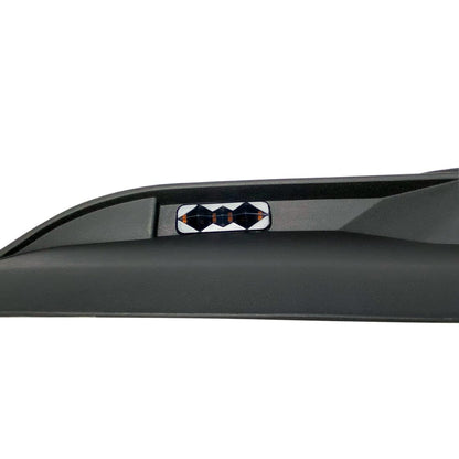 FRONT HOOD PROTECTOR STONE GUARD W/ AMBER LED LIGHTS FOR 18-23 JEEP WRANGLER JL & GLADIATOR JT