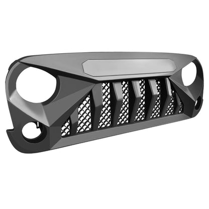 GLADIATOR VADER GRILLE - MATTE BLACK FOR 07-18 JEEP WRANGLER JK