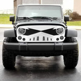 HAWKE GRILLE - WHITE FOR 07-18 JEEP WRANGLER JK