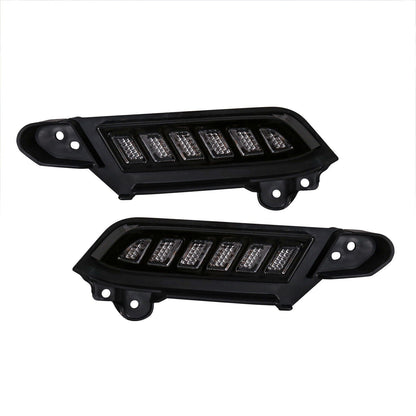 LED DAYTIME RUNNING LIGHT FOG LIGHT W/TURN SIGNAL FOR 2016-2023 TOYOTA TACOMA