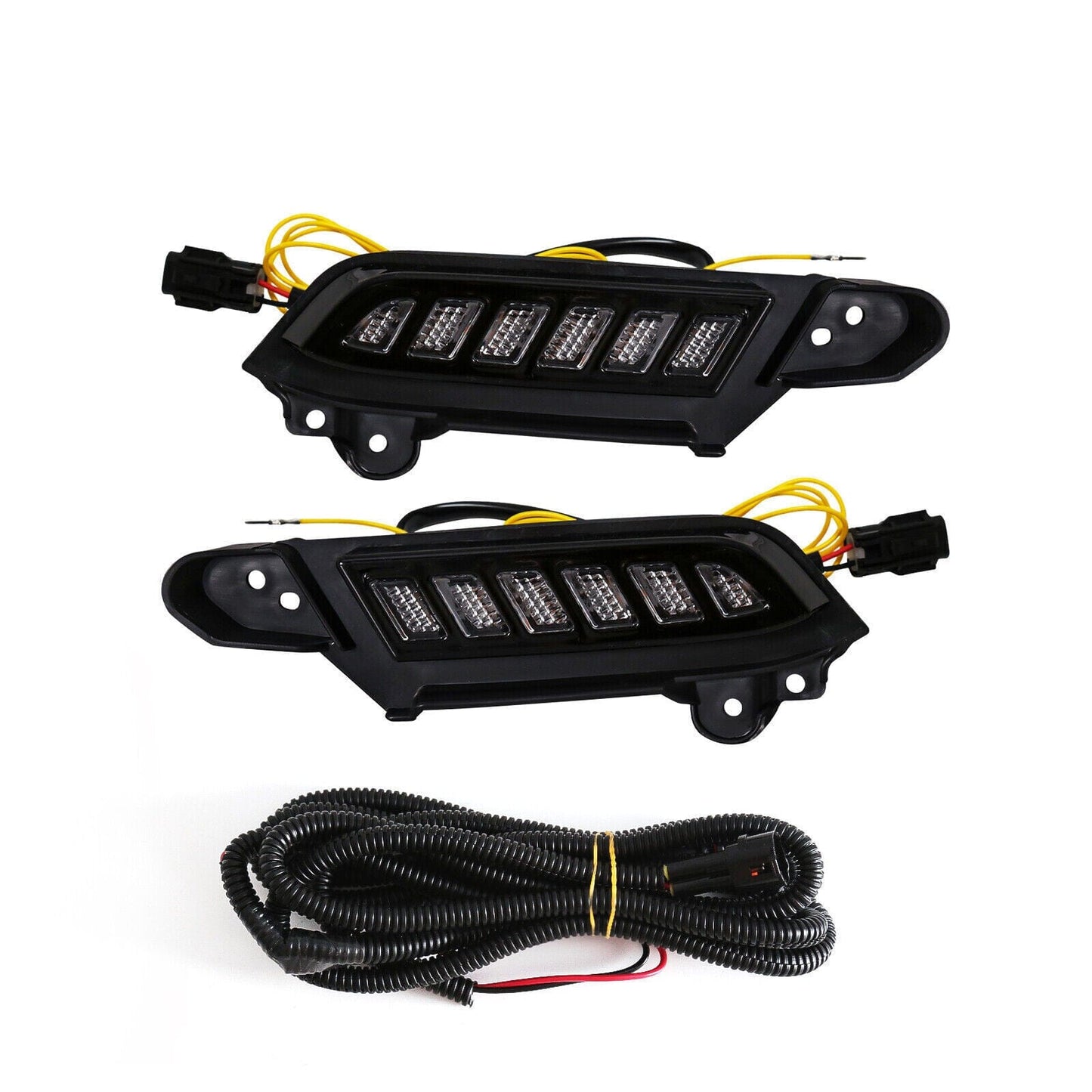LED DAYTIME RUNNING LIGHT FOG LIGHT W/TURN SIGNAL FOR 2016-2023 TOYOTA TACOMA