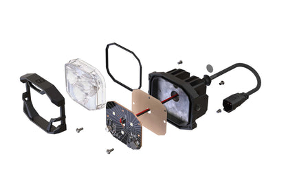 MORIMOTO 4BANGER FOG LIGHT KIT: WRANGLER JK (NCS WHITE COMBO BEAM)