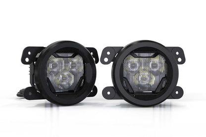 MORIMOTO 4BANGER FOG LIGHT KIT: WRANGLER JK (NCS YELLOW SPOT BEAM)