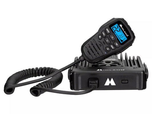 Midland Radio MicroMobile GMRS Two-Way Radio with Integrated Microphone Control; 50-Watt