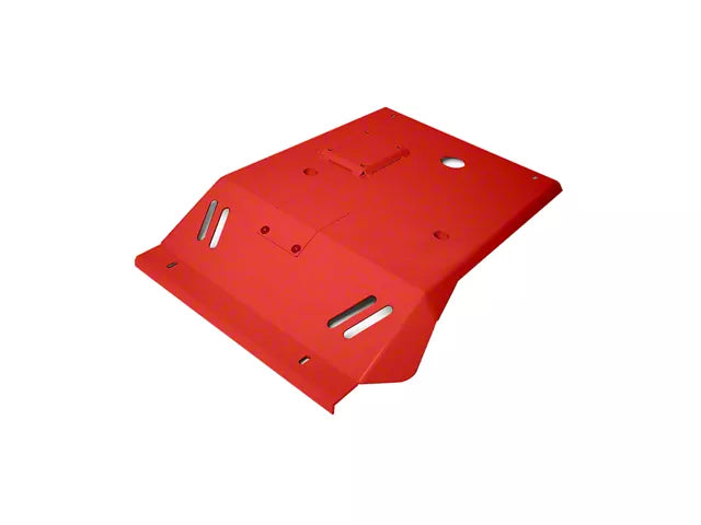 M.O.R.E. Front Skid Plate; Red