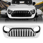 GLADIATOR VADER GRILLE W/ MESH - BLACK & WHITE FOR 18-23 JEEP WRANGLER JL & GLADIATOR JT W/O TRAILCAM