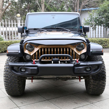 JK TO JL CONVERSION FRONT FENDER FLARE W/ LED LIGHTS & INNER FENDERS FOR 07-18 JEEP WRANGLER JK