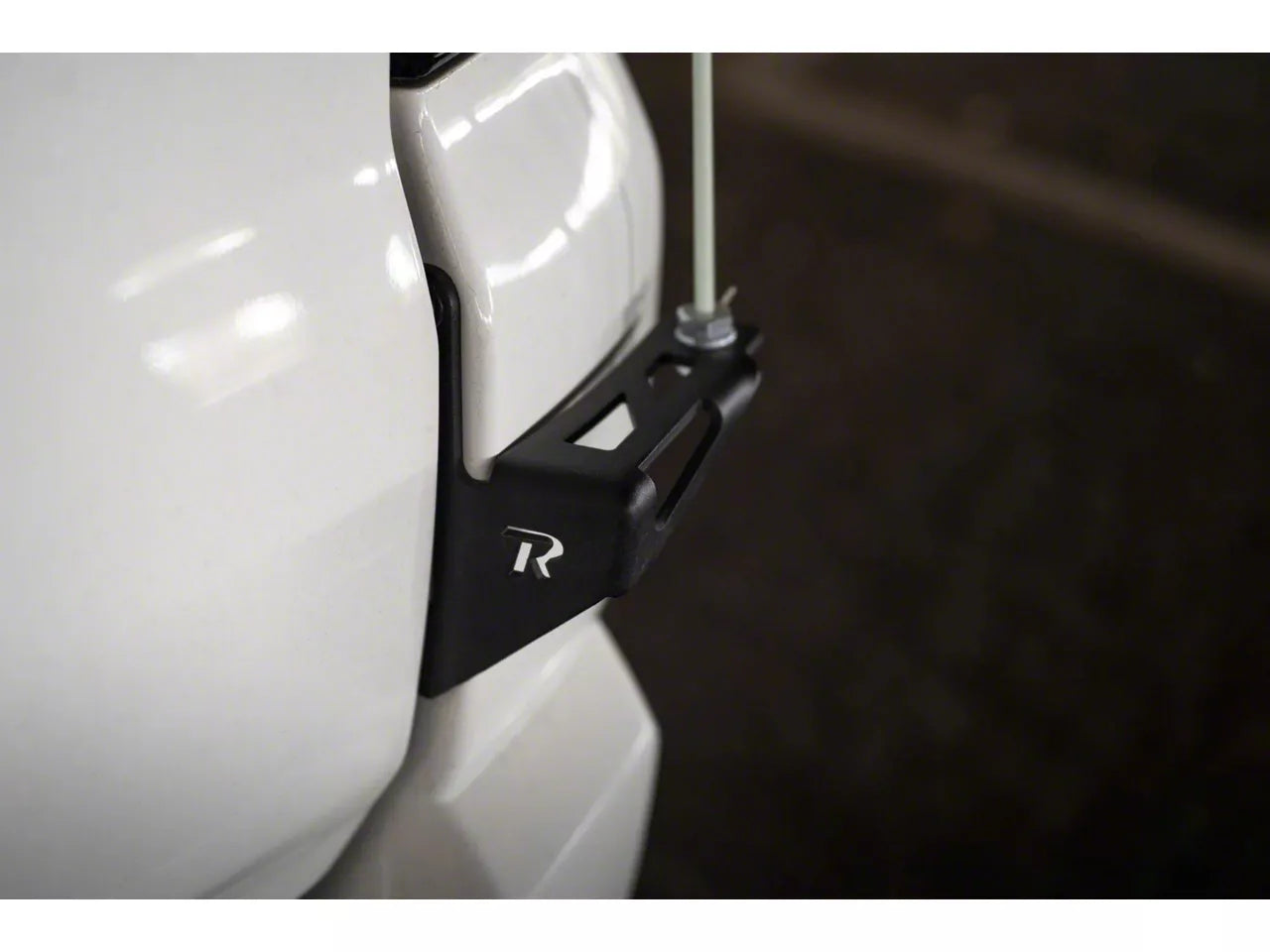 Rago Fabrication CB Antenna or Whip Flag Mount; Passenger Side