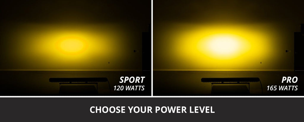 Diode Dynamics Brand Logo SS30 Yellow LED Light Bar (one)