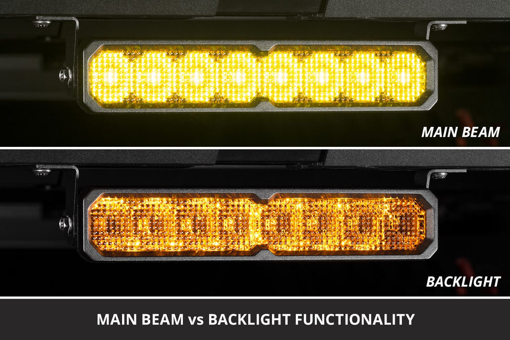 Diode Dynamics Brand Logo SS30 Yellow LED Light Bar (one)