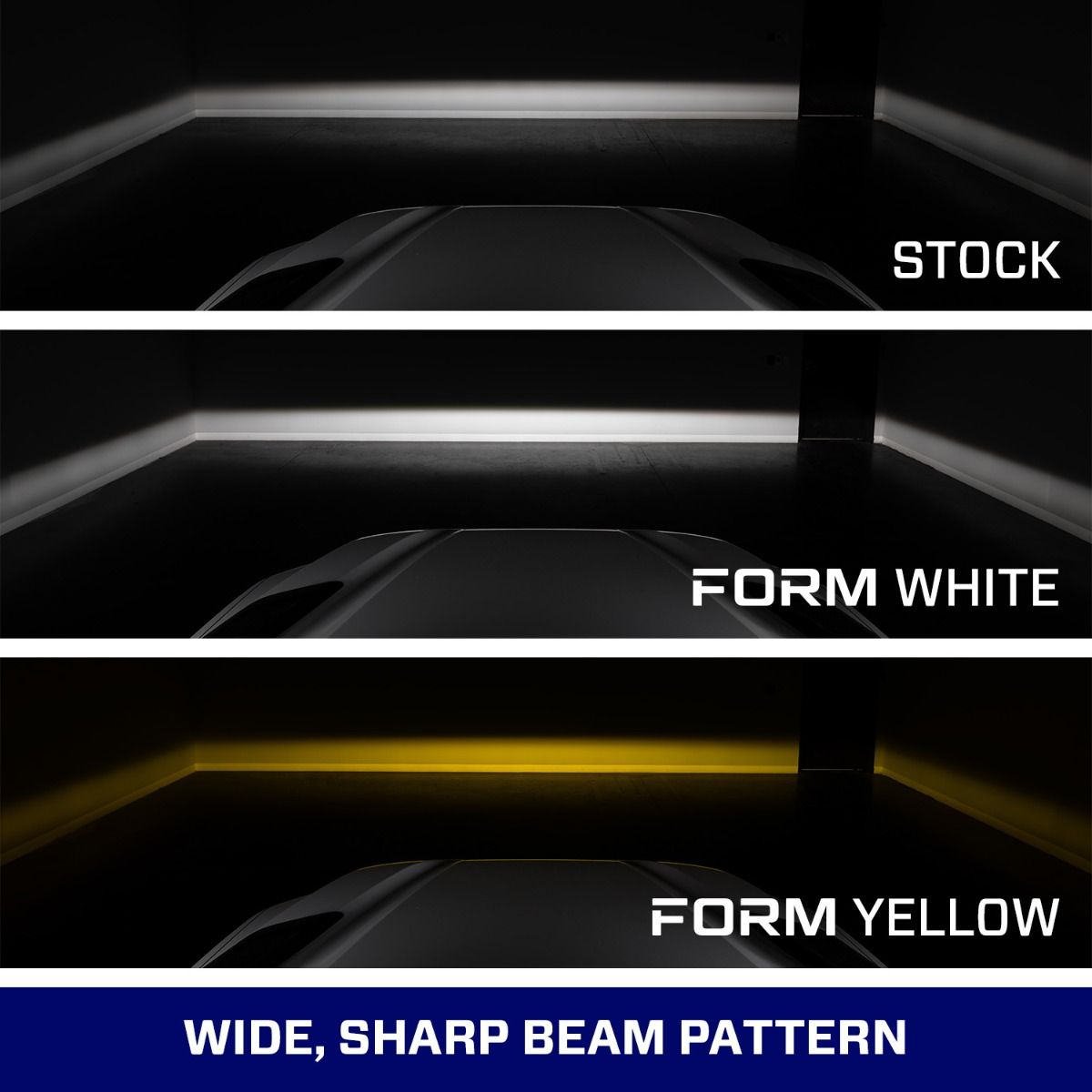 Form Lighting Type T3 LED Fog Lights; Yellow (25-26 4Runner)