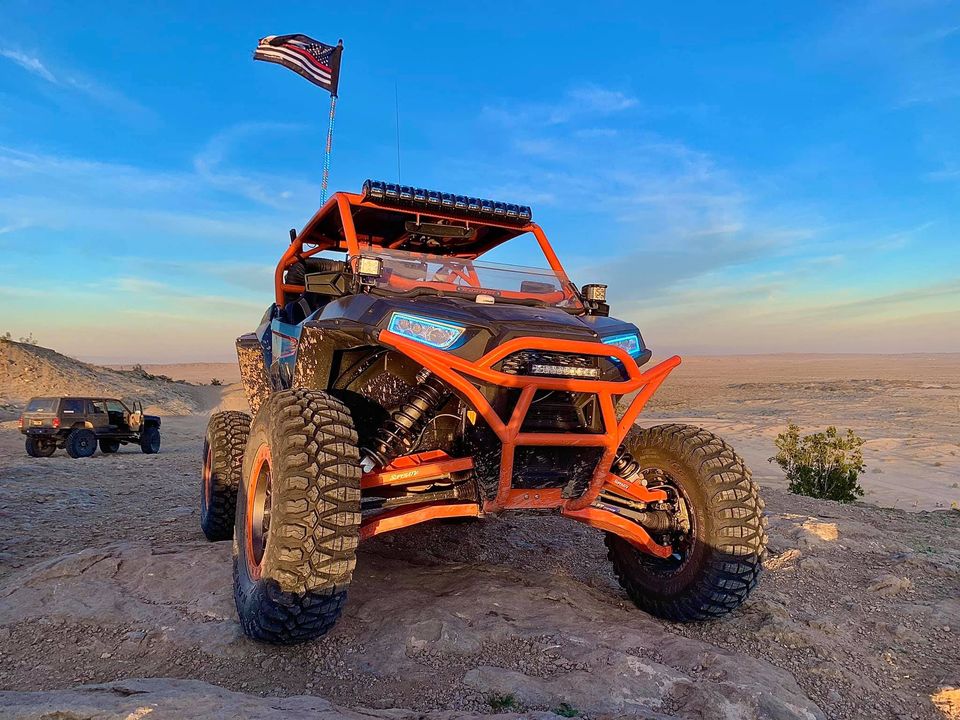 ORACLE LIGHTING 2014-2021 POLARIS RZR 900 / 1000 TURBO DYNAMIC COLORSHIFT® RGB+A SURFACE MOUNT HEADLIGHT HALO KIT