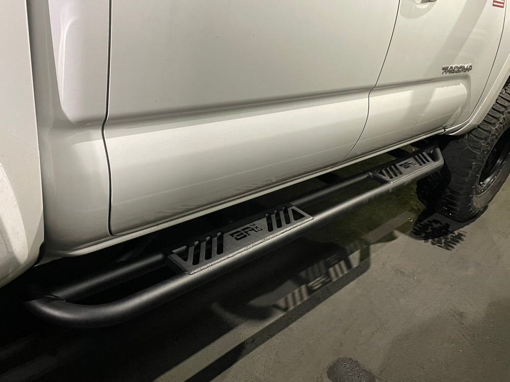 BODY ARMOR 4X4 2005-2023 TOYOTA TACOMA DOUBLE CAB SHORT BED REVO STEP SLIDERS