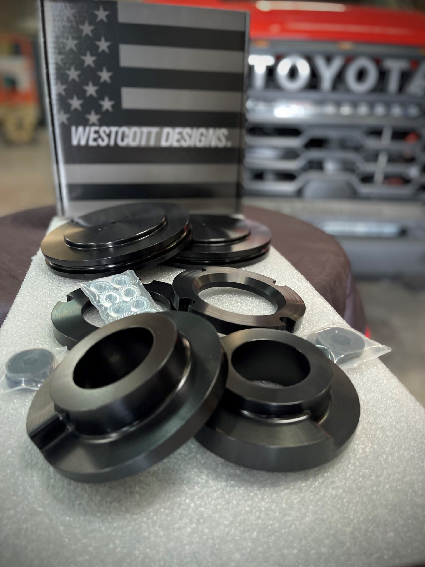 2022-’23 Toyota Tundra Preload Collar Lift Kit – SR5, Limited, Platinum, 1794, Hybrid, TRD Sport, TRD Off-Road, AVS/Air Ride, Capstone