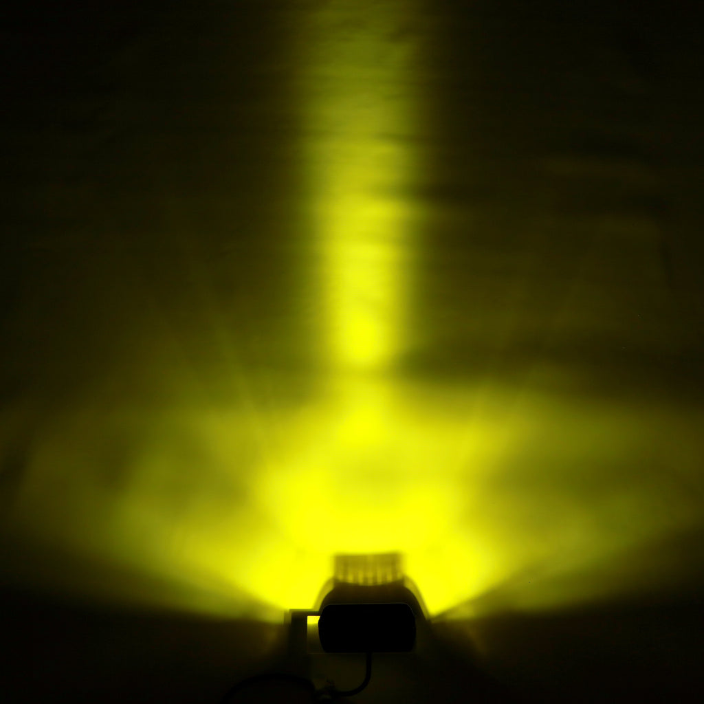 5 INCH LED LIGHT BAR SQUARE SIDE SHOOTER LED POD LIGHTS 3500K YELLOW WITH WIRING HARNESS FOR SUV ATV UTV TRUCKS PICKUP BOAT