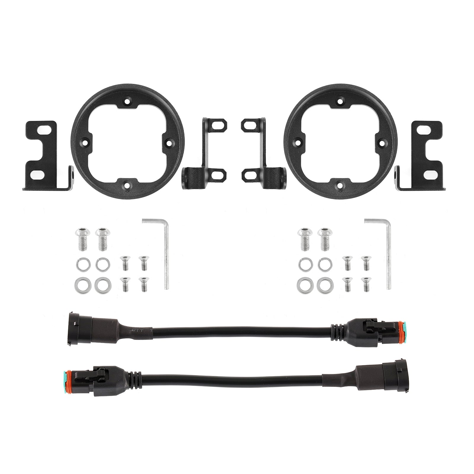 3 INCH 96W 9600LM 6 MODES LED FOG LIGHTS KIT WHITE YELLOW FLASHING FOR 2012-2022 TACOMA/ 2010-2022  4RUNNER / 2014-2022 TUNDRA
