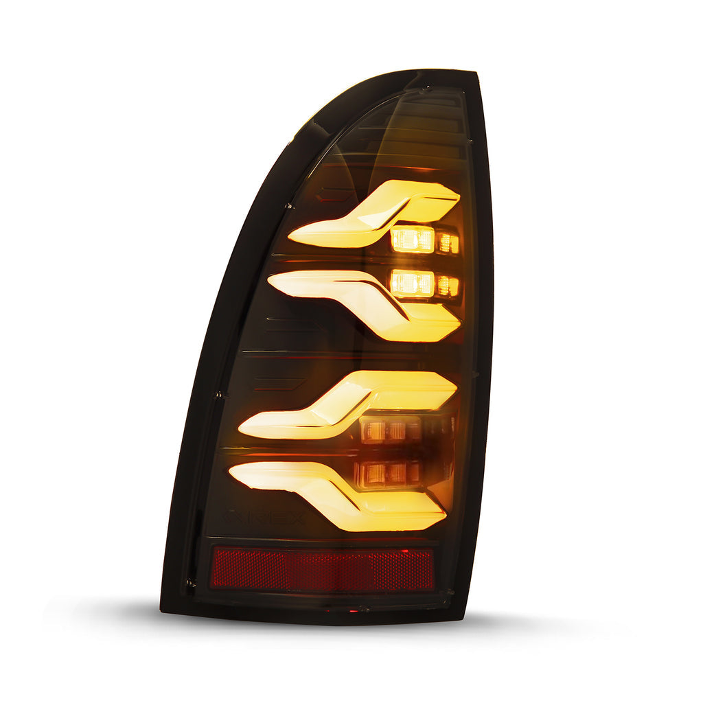 ALPHAREX 05-15 TOYOTA TACOMA LUXX-SERIES LED TAIL LIGHTS BLACK