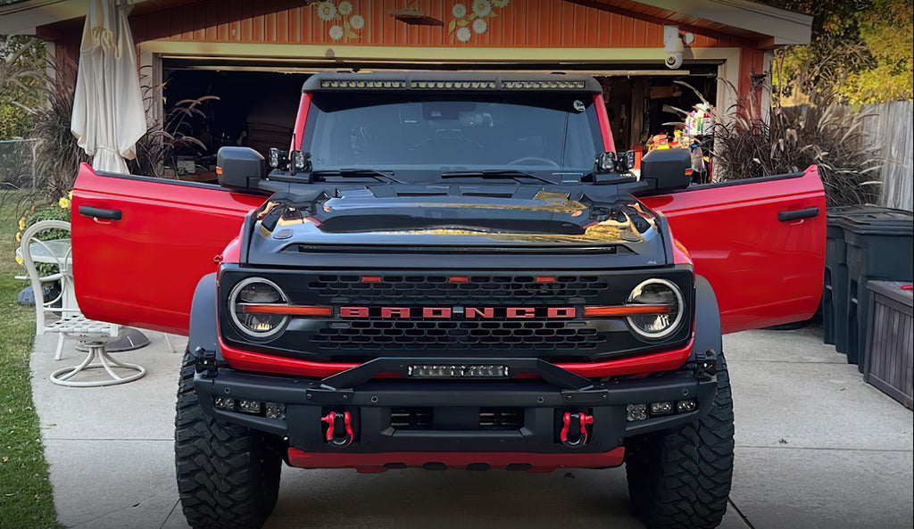 ORACLE LIGHTING INTEGRATED WINDSHIELD ROOF LED LIGHT BAR SYSTEM FOR 2021+ FORD BRONCO