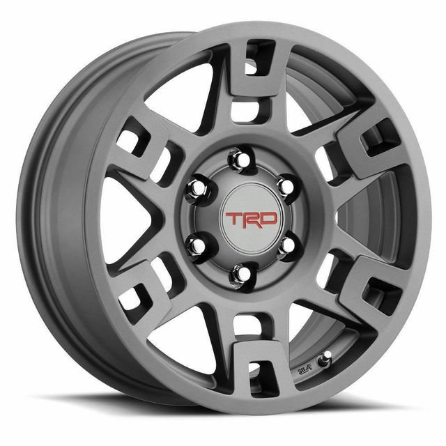 TOYOTA PTR20-35110-GR 17" TRD PRO WHEELS MATTE GRAY