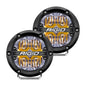 RIGID INDUSTRIES 360-SERIES 4IN LED OFF-ROAD DRIVE BEAM - AMBER BACKLIGHT (PAIR)