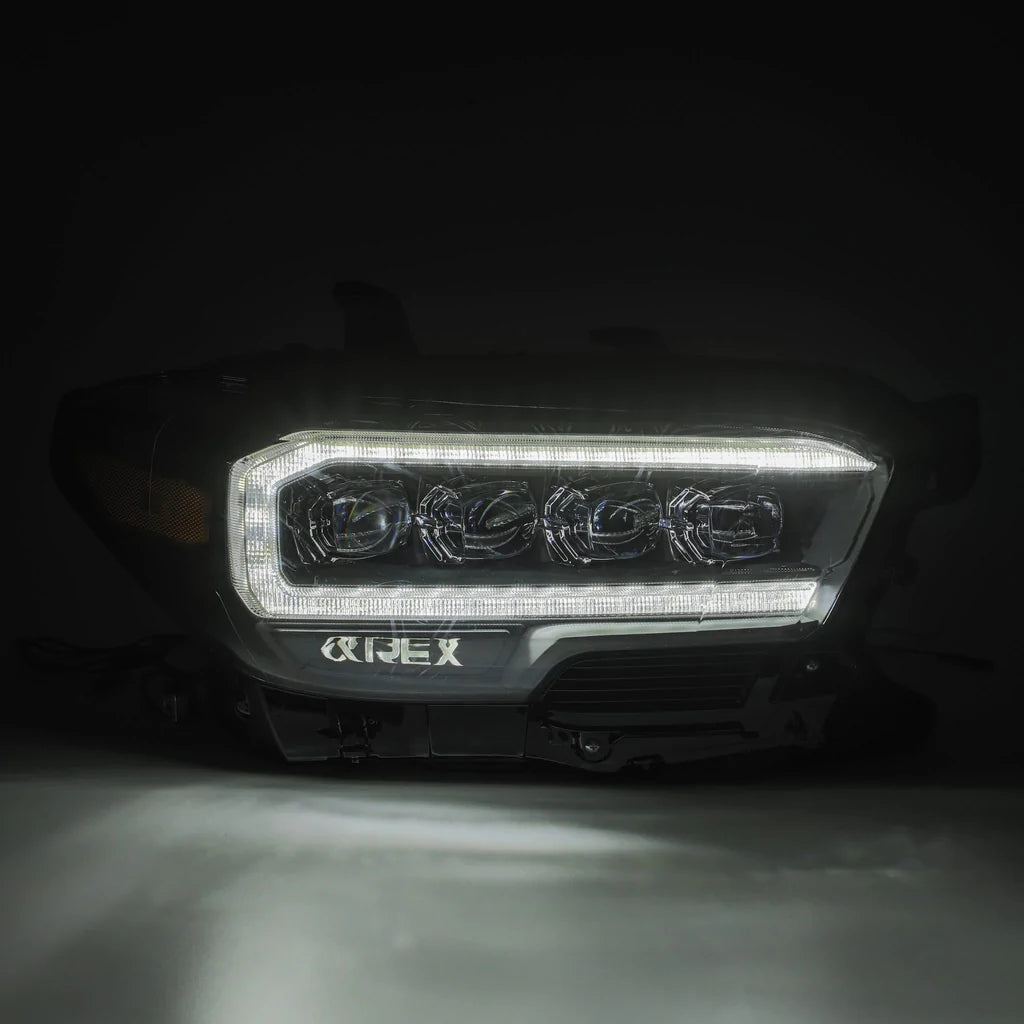 2016+TACOMA ALPHAREX NOVA-SERIES LED PROJECTOR HEADLIGHTS BLACK