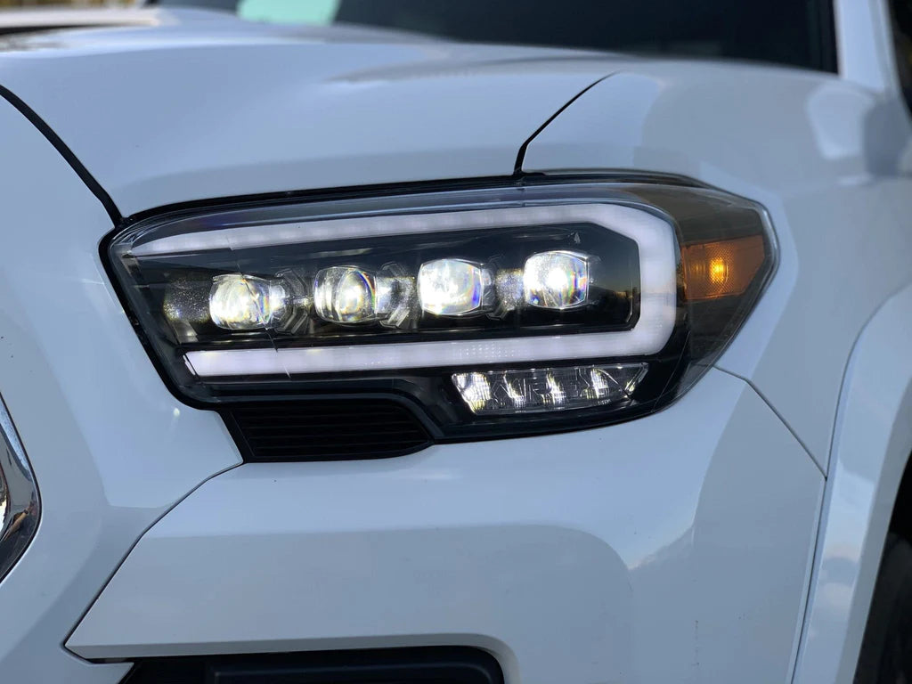 2016+TACOMA ALPHAREX NOVA-SERIES LED PROJECTOR HEADLIGHTS BLACK
