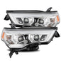 2014+ 4RUNNER ALPHAREX LUXX-SERIES LED HEADS- CHROME (SET)