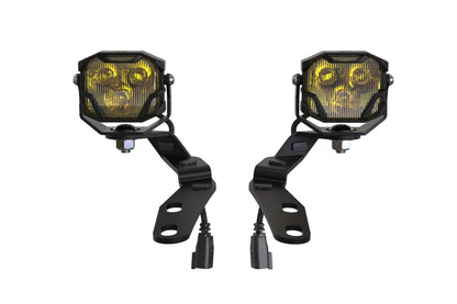 16-22 TACOMA MORIMOTO 4BANGER A-PILLAR KIT: (HXB YELLOW COMBO BEAM)