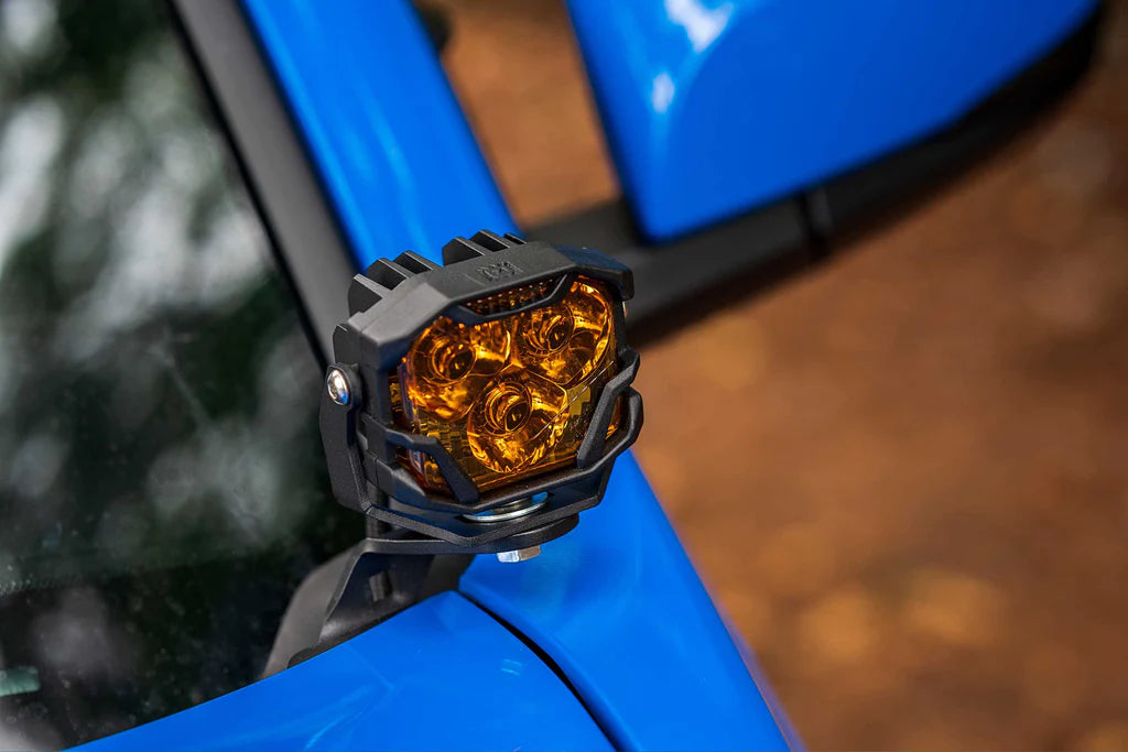 16-22 TACOMA MORIMOTO 4BANGER A-PILLAR KIT: (HXB YELLOW SPOT BEAM)
