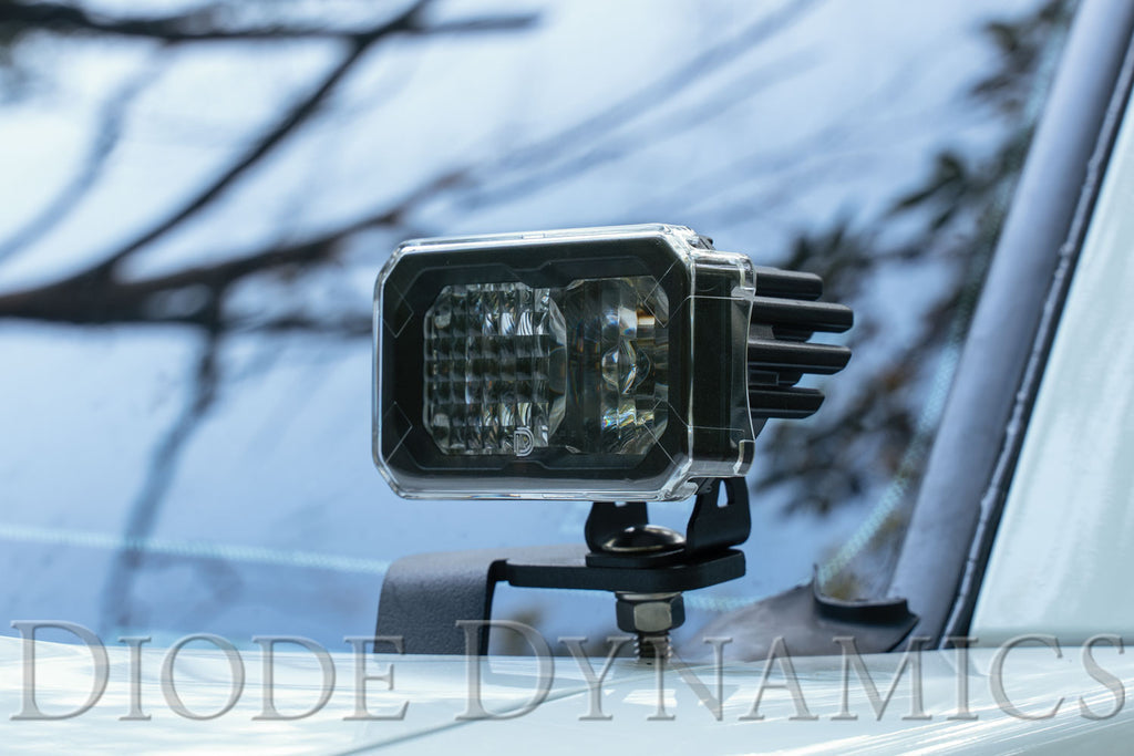 STAGE SERIES C2 LED DITCH LIGHT KIT FOR 2016-2020 TOYOTA TACOMA PRO WHITE COMBO DIODE DYNAMICS