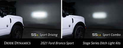 Diode Dynamics DITCH LIGHT BRACKETS- 2021+  BRONCO SPORT