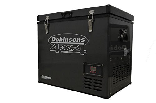 DOBINSONS 4X4 60L SINGLE ZONE 12V PORTABLE FRIDGE FREEZER WITH FREE COVER