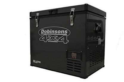 DOBINSONS 4X4 60L SINGLE ZONE 12V PORTABLE FRIDGE FREEZER WITH FREE COVER