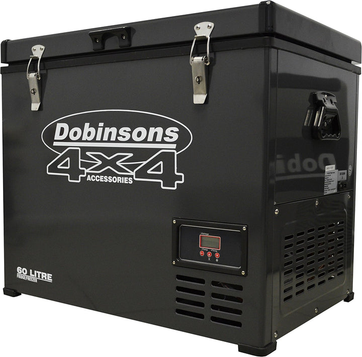 DOBINSONS 4X4 60L SINGLE ZONE 12V PORTABLE FRIDGE FREEZER WITH FREE COVER