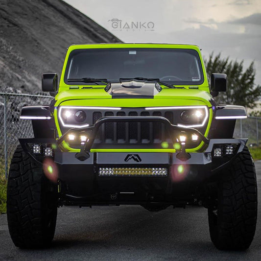 ORACLE LIGHTING VECTOR™ PRO-SERIES FULL LED GRILL FOR JEEP WRANGLER JL/ GLADIATOR JT