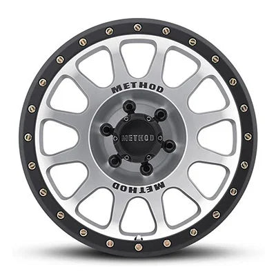 Method Race Wheels 305 NV, 17x8.5 with 8 on 6.5 Bolt Pattern - Machined / Matte Black