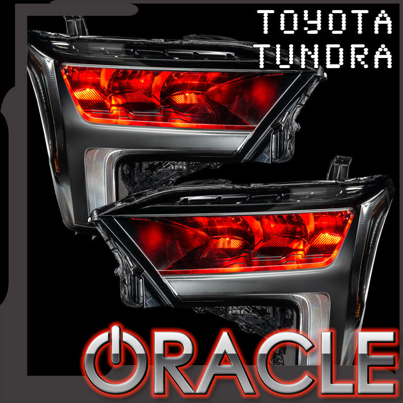 ORACLE LIGHTING 2022+ TOYOTA TUNDRA COLORSHIFT® RGB DEMON EYE HEADLIGHT UPGRADE KIT