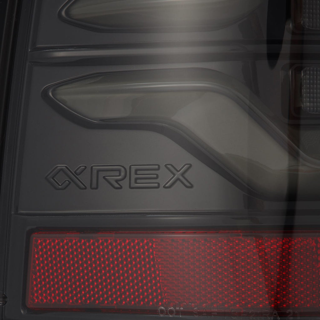 ALPHAREX 05-15 TOYOTA TACOMA LUXX-SERIES LED TAIL LIGHTS ALPHA-BLACK